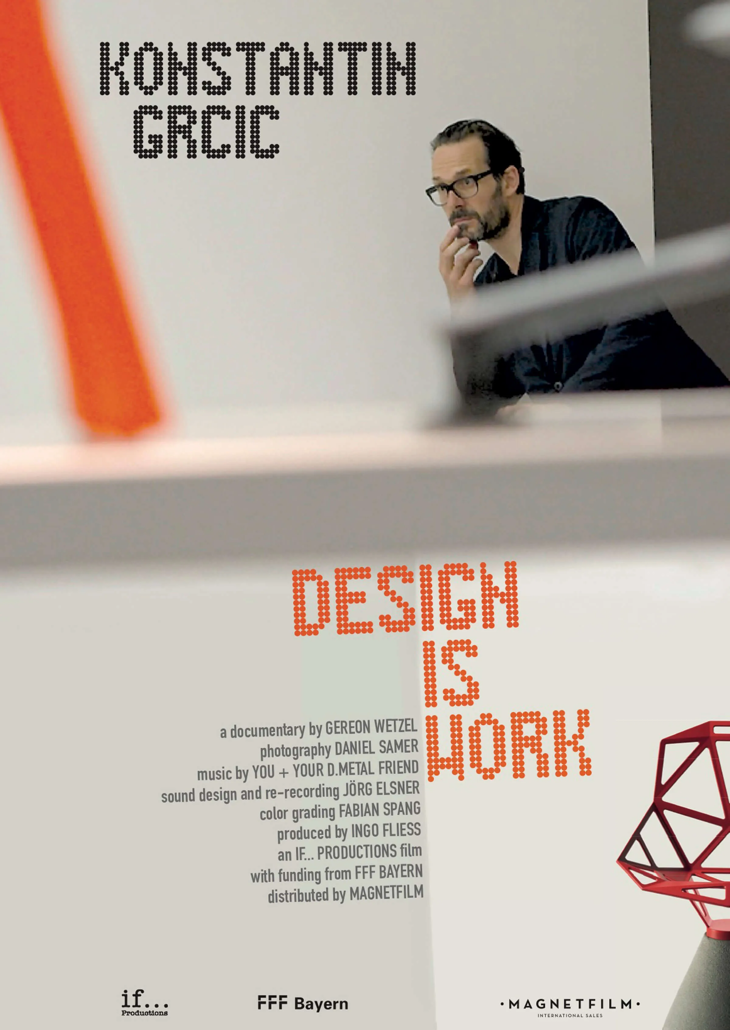 Filmplakat "Konstantin Grcic - Design is Work"